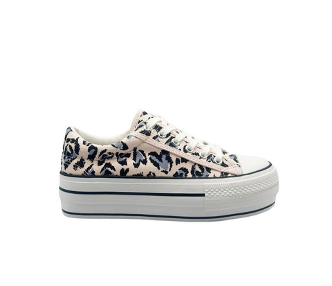 ZAPATILLA LONA PINK LEOPARD